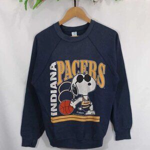 NBA × Vintage Vintage 70s Indiana Pacers Cartoon Sweatshirt